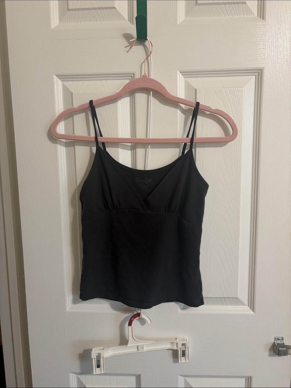 Brandy Melville Black Double-Strap V-Neck Cami